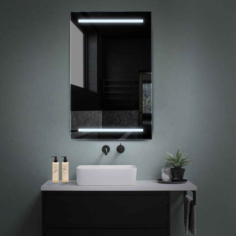 Oglinda LED Verticala, Fara functii, LED 6000K Rece - Gama Salono Model 4