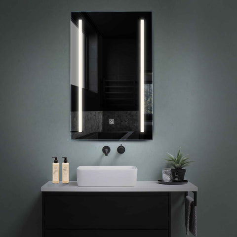 Oglinda LED Verticala, Touch LED, Dimare, LED 4000K Neutru - Gama Salono Model 5