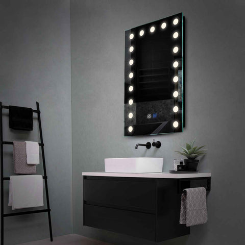 Oglinda LED Verticala, Touch LED, Dimare, Dezaburire, LED 4000K Neutru - Gama Salono Model 6