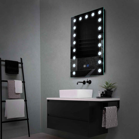 Oglinda LED Verticala, Touch LED, Dimare, Dezaburire, LED 6000K Rece - Gama Salono Model 6