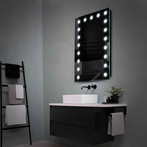 Oglinda LED Verticala, Fara functii, LED 6000K Rece - Gama Salono Model 6