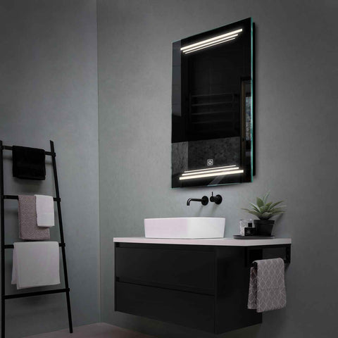 Oglinda LED Verticala, Touch LED, Dimare, LED 4000K Neutru - Gama Salono Model 7