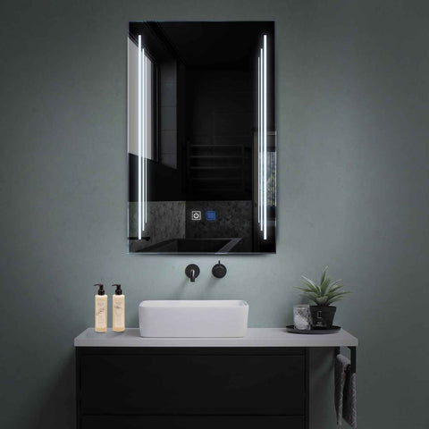 Oglinda LED Verticala, Touch LED, Dimare, Dezaburire, LED 6000K Rece - Gama Salono Model 8