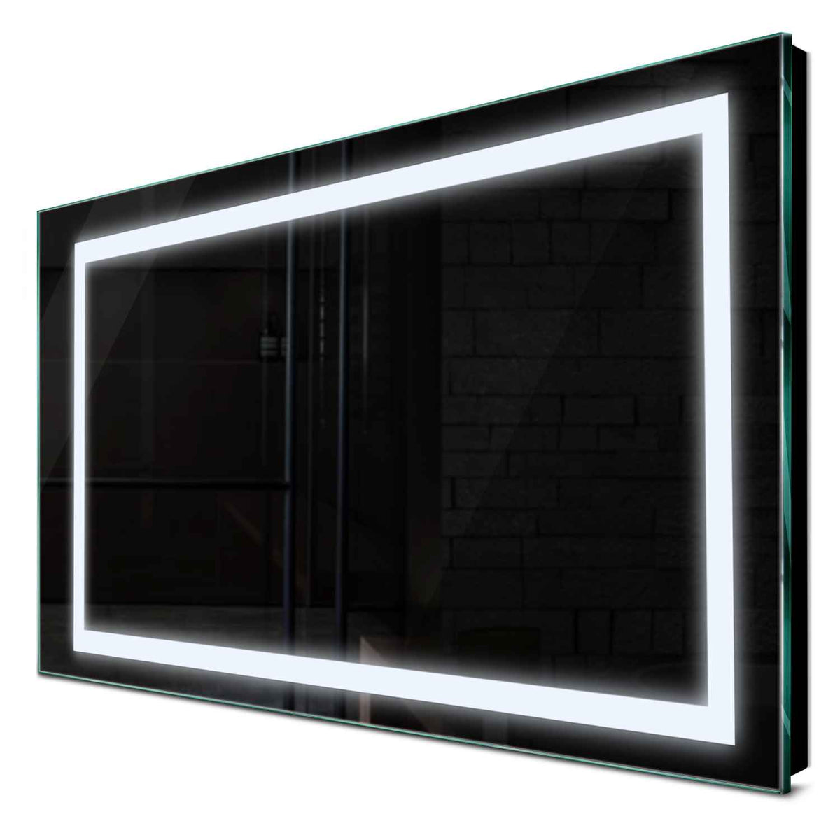 Oglinda LED orizontala cu lumina LED rece Gama Salono Model 1 fara butoane - Reyze