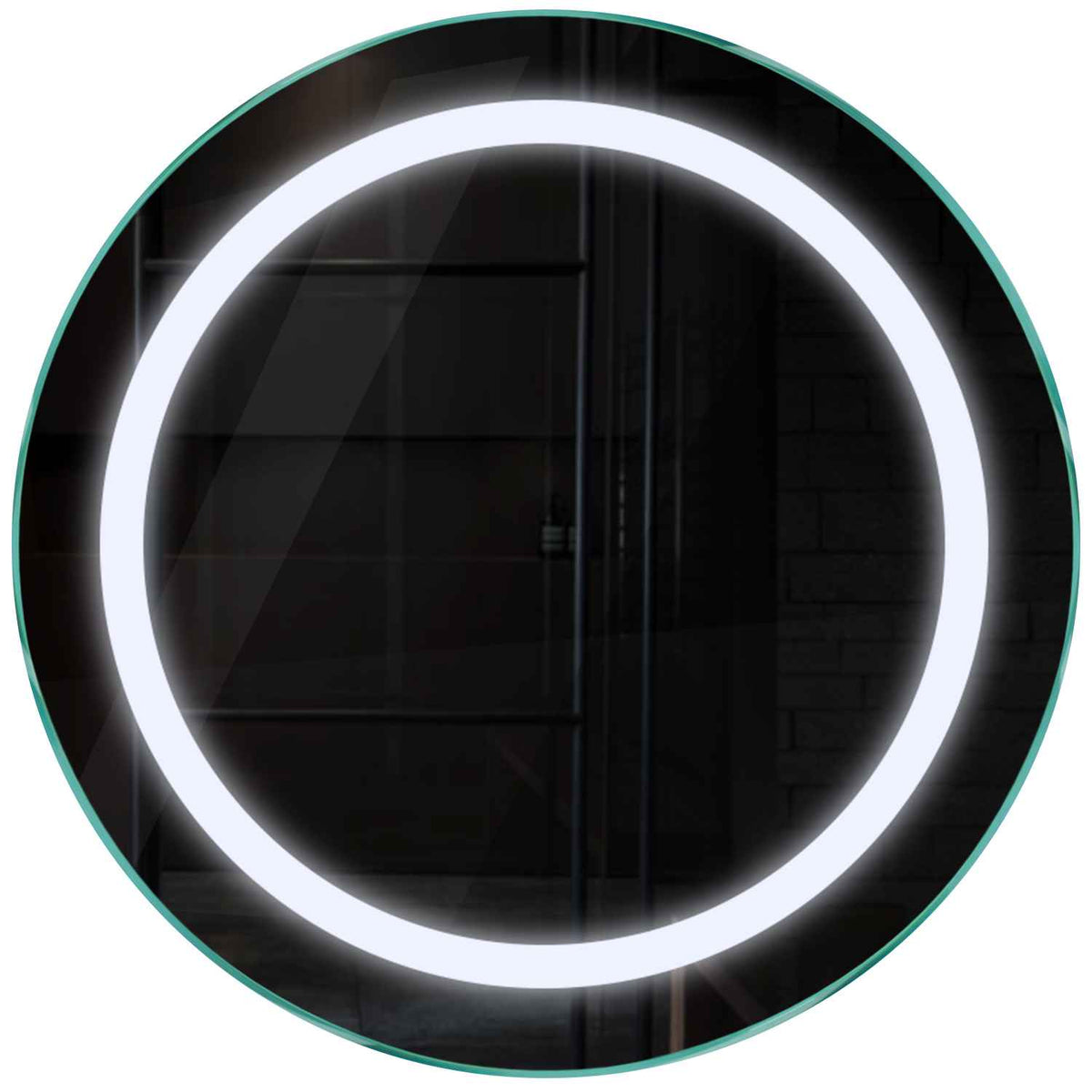 Oglinda LED rotunda cu lumina LED rece Gama Salono Model 1 fara butoane - Reyze