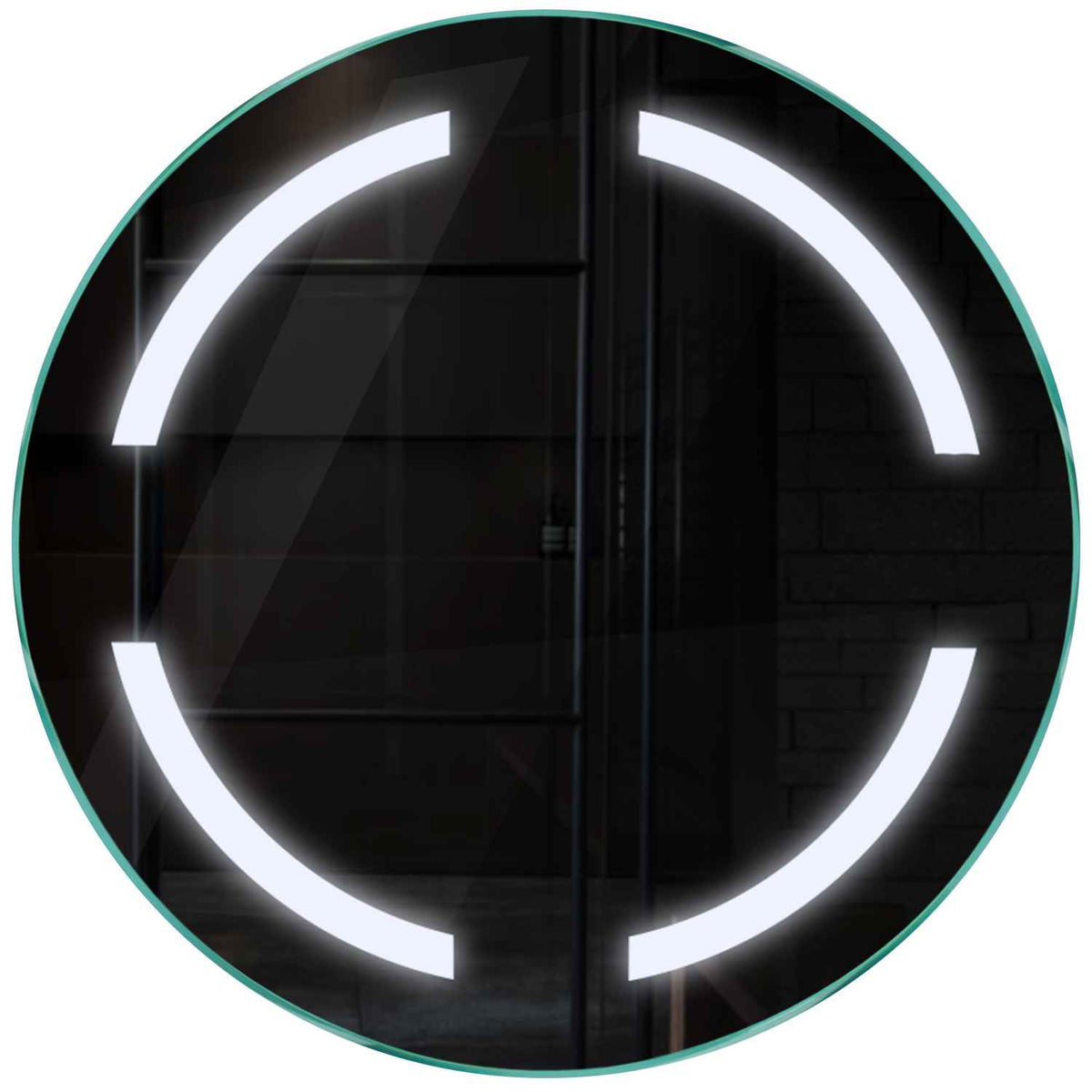 Oglinda LED rotunda cu lumina LED rece Gama Salono Model 2 fara butoane - Reyze