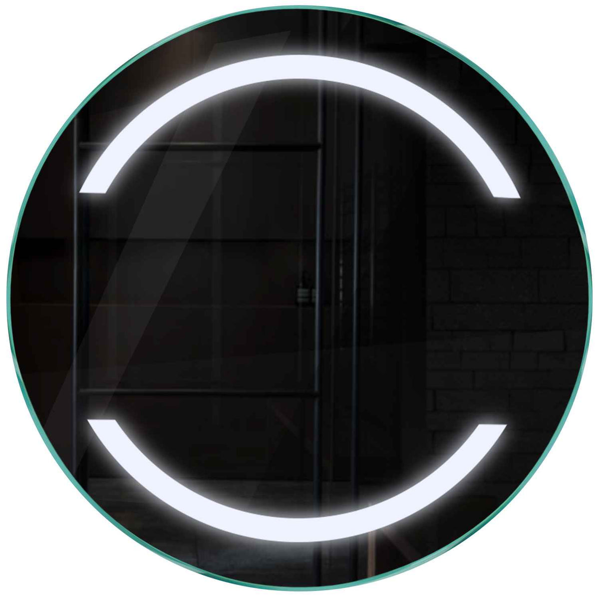 Oglinda LED rotunda cu lumina LED rece Gama Salono Model 4 fara butoane - Reyze