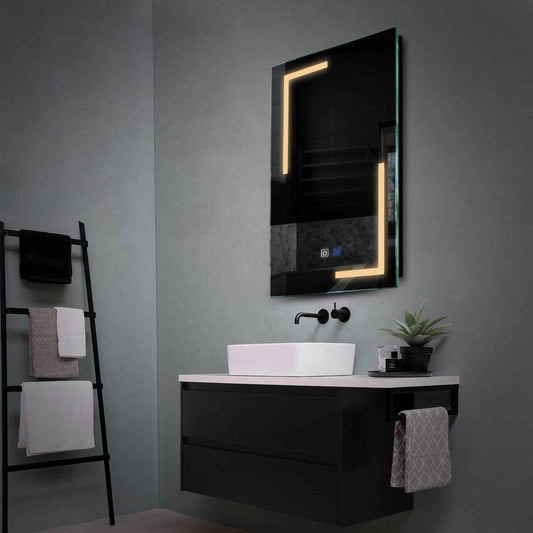 Oglinda LED Verticala, Touch LED, Dimare, Dezaburire, LED 3000K Cald - Gama Salono Model 3