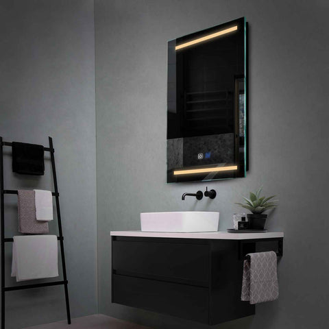 Oglinda LED Verticala, Touch LED, Dimare, Dezaburire, LED 3000K Cald - Gama Salono Model 4