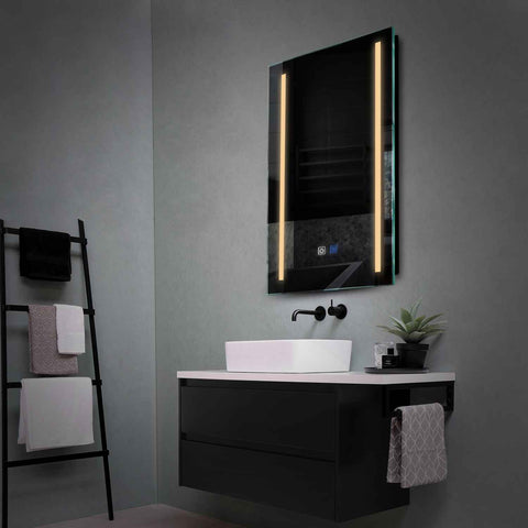 Oglinda LED Verticala, Touch LED, Dimare, Dezaburire, LED 3000K Cald - Gama Salono Model 5