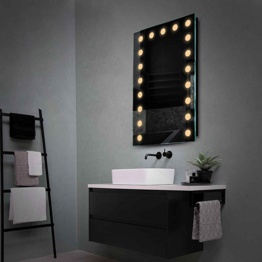Oglinda LED Verticala, Fara functii, LED 3000K Cald - Gama Salono Model 6