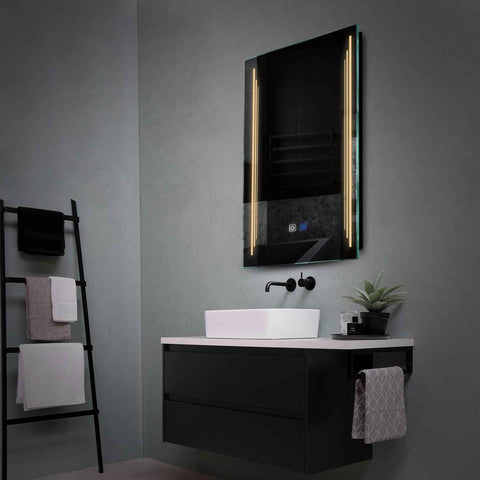 Oglinda LED Verticala, Touch LED, Dimare, Dezaburire, LED 3000K Cald - Gama Salono Model 8