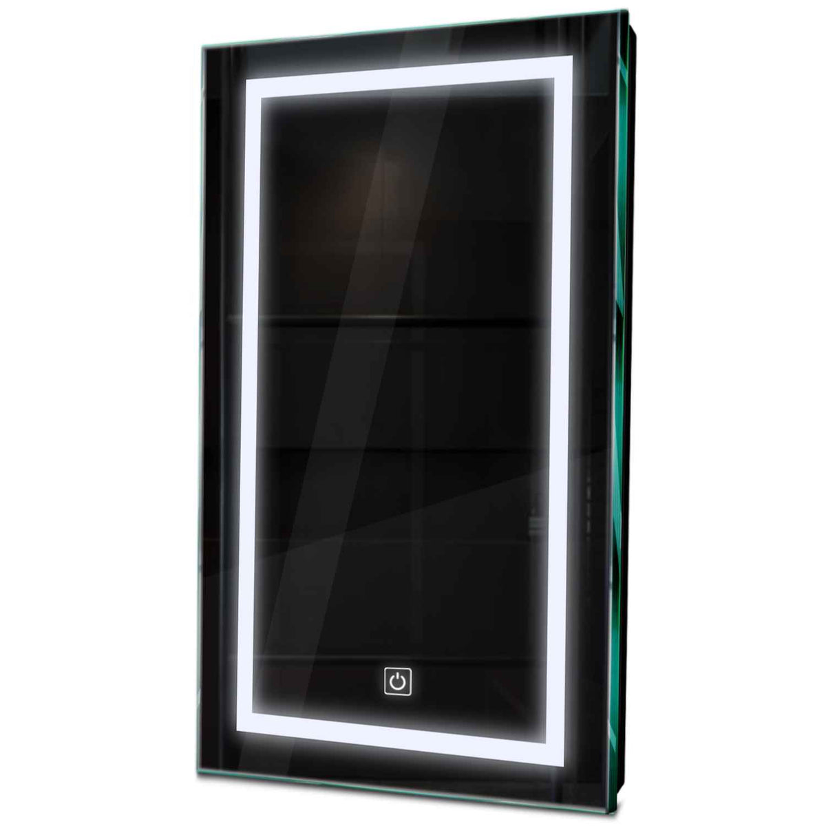 Oglinda LED verticala cu lumina LED rece Gama Salono Model 1 cu buton touch - Reyze