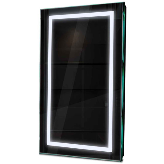 Oglinda LED verticala cu lumina LED rece Gama Salono Model 1 fara butoane - Reyze