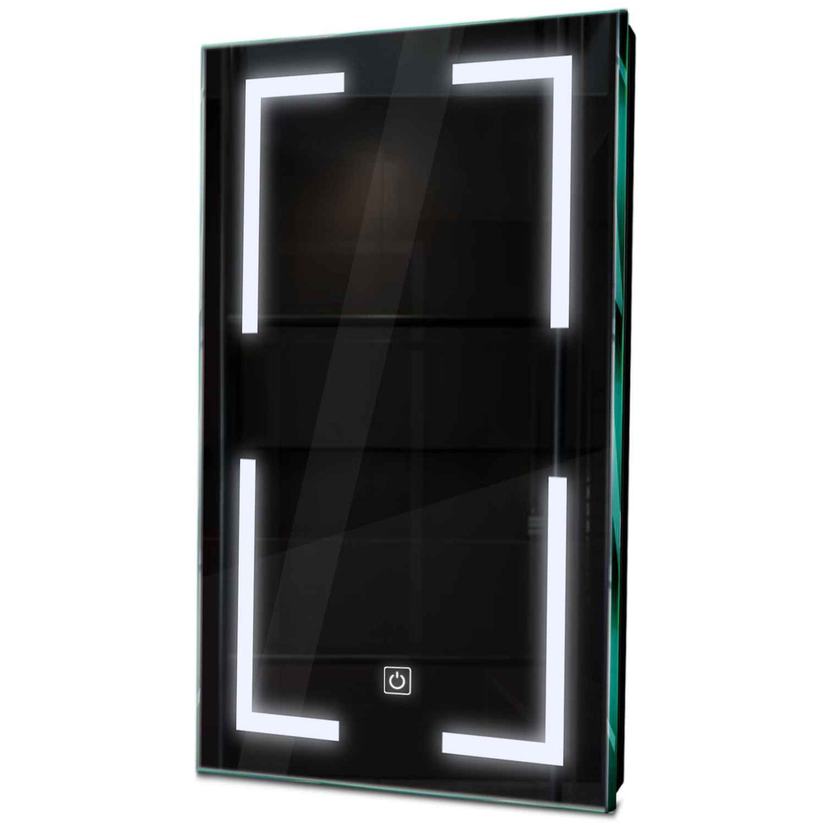 Oglinda LED verticala cu lumina LED rece Gama Salono Model 2 cu buton touch - Reyze