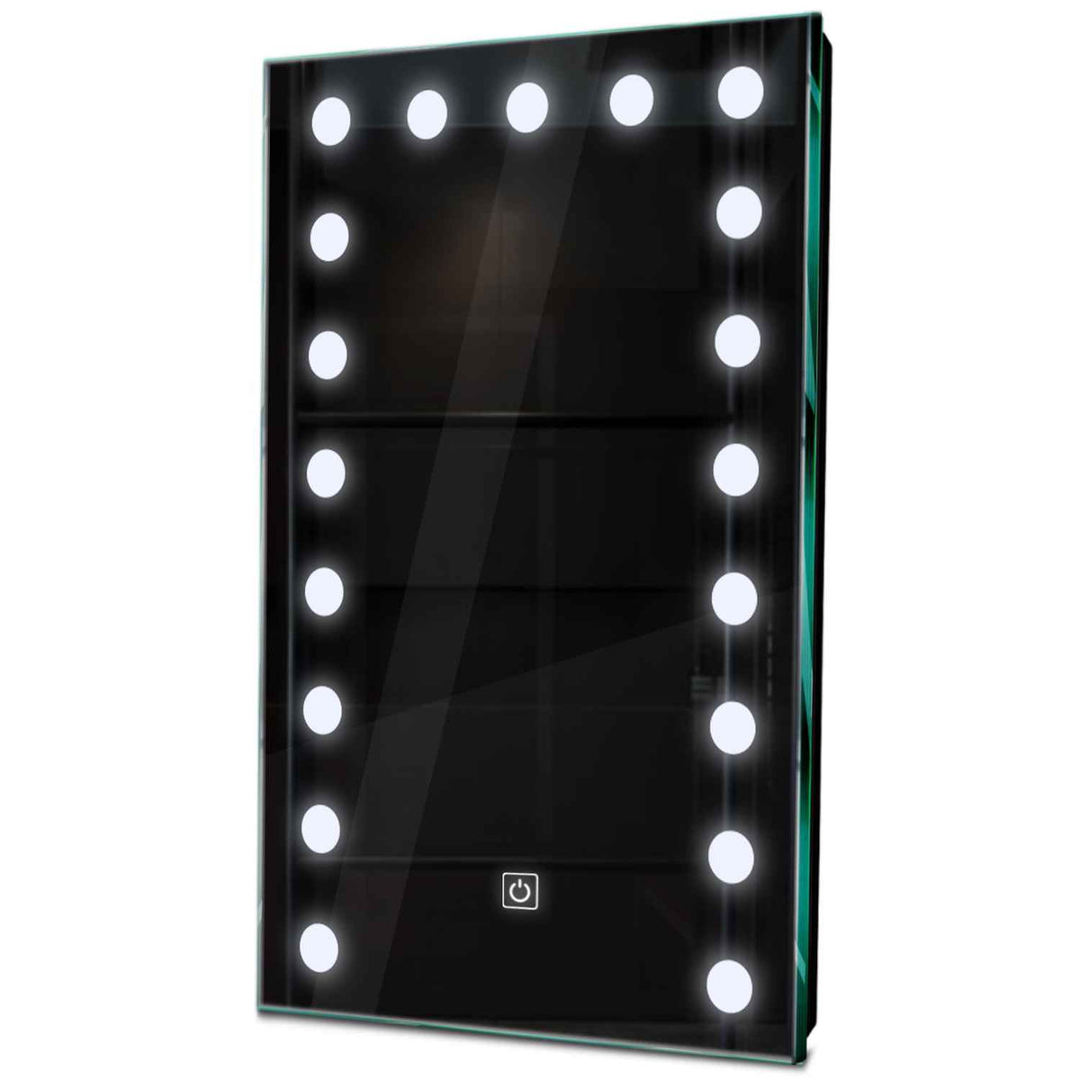 Oglinda LED verticala cu lumina LED rece Gama Salono Model 6 cu buton touch - Reyze
