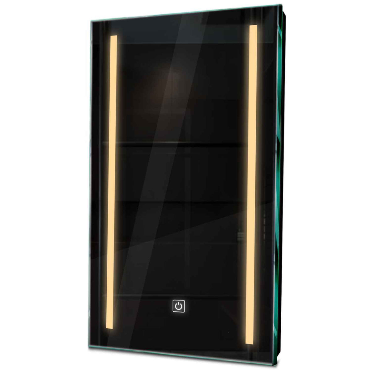 Oglinda LED verticala cu lumina LED calda Gama Salono Model 5 cu buton touch - Reyze