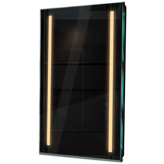 Oglinda LED verticala cu lumina LED calda Gama Salono Model 5 fara butoane - Reyze