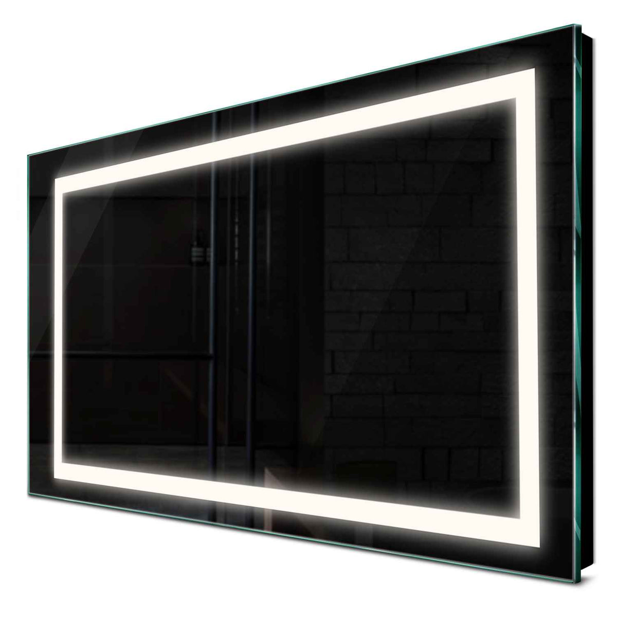Oglinda LED orizontala cu lumina LED neutra Gama Salono Model 1 fara butoane - Reyze