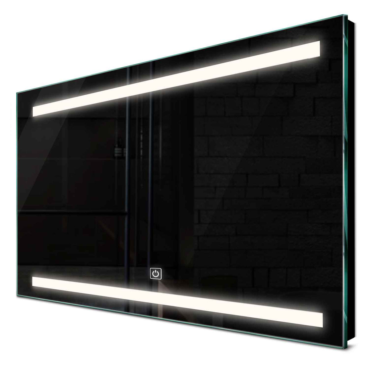 Oglinda LED orizontala cu lumina LED neutra Gama Salono Model 4 cu buton touch - Reyze