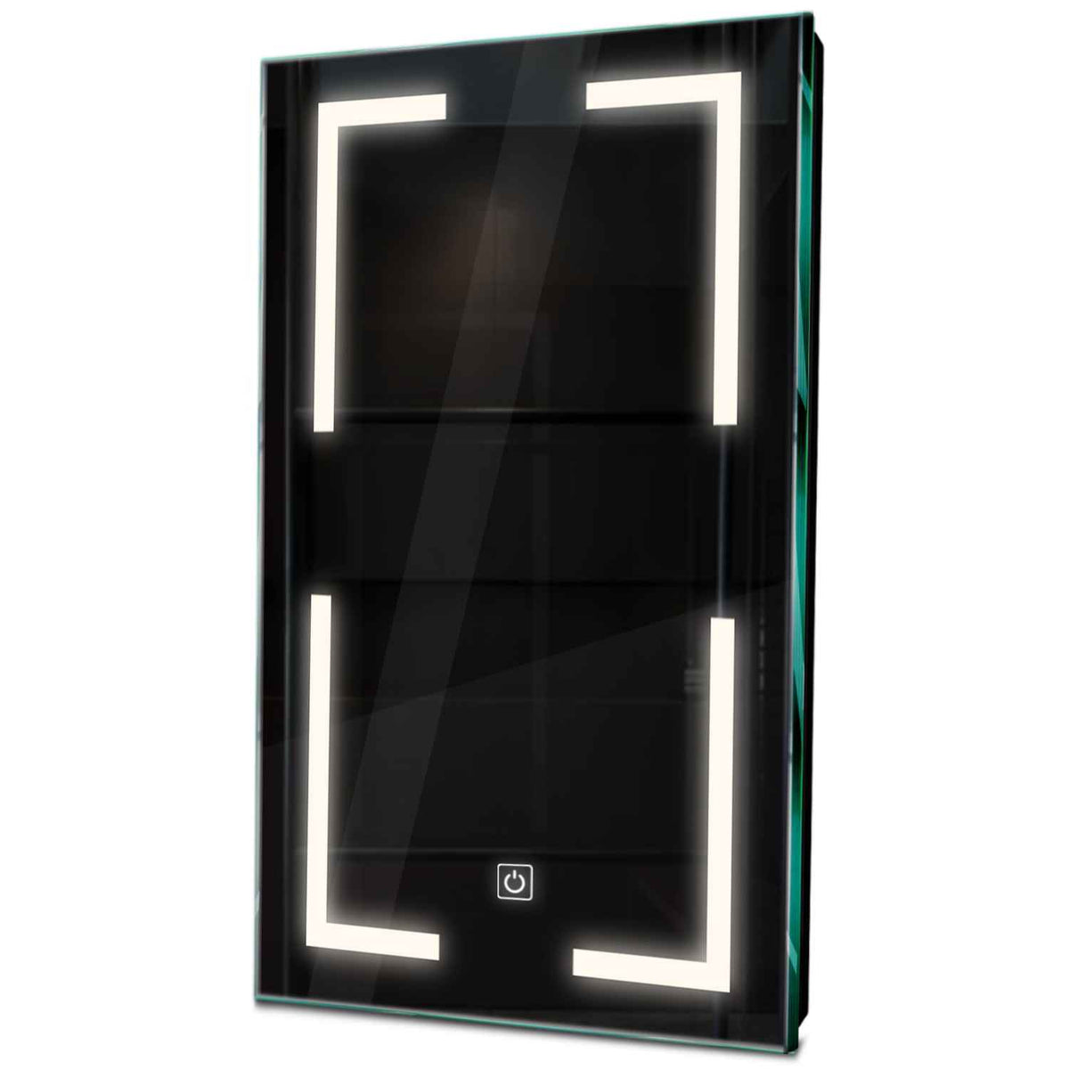 Oglinda LED verticala cu lumina LED neutra Gama Salono Model 2 cu buton touch - Reyze