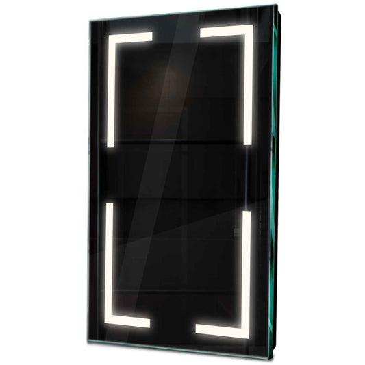 Oglinda LED verticala cu lumina LED neutra Gama Salono Model 2 fara butoane - Reyze
