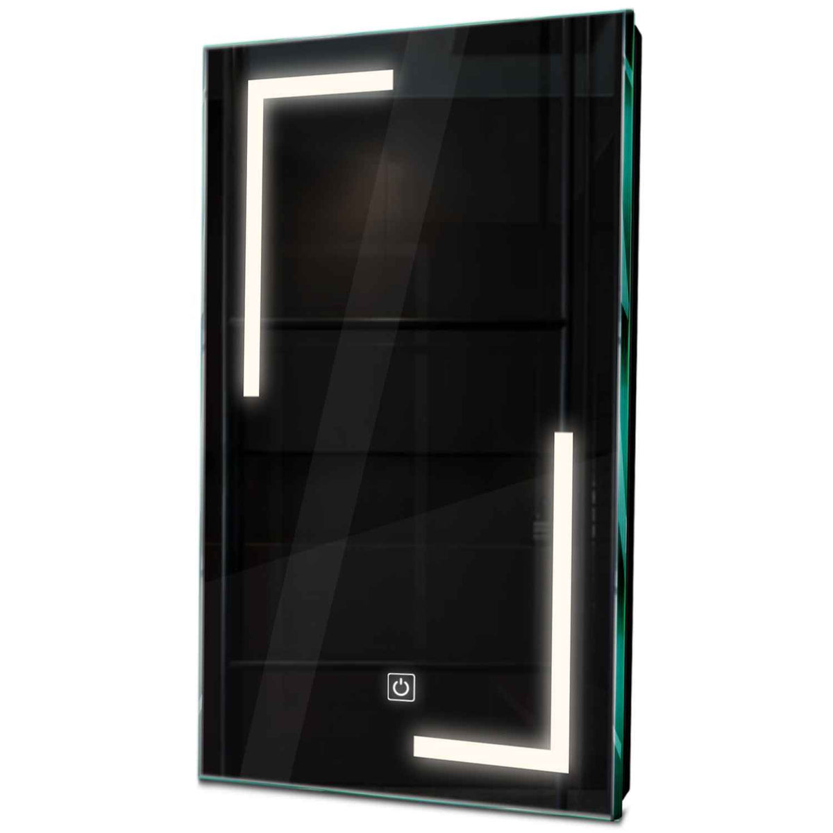 Oglinda LED verticala cu lumina LED neutra Gama Salono Model 3 cu buton touch - Reyze