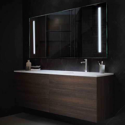 Oglinda LED Orizontala, Fara functii, LED 6000K Rece - Gama Salono Model 5