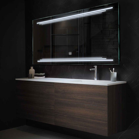 Oglinda LED Orizontala, Touch LED, Dimare, LED 6000K Rece - Gama Salono Model 7
