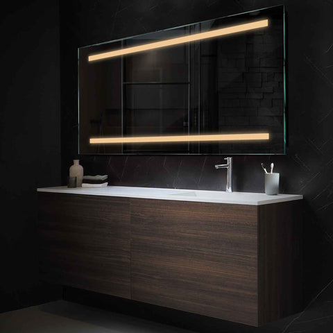 Oglinda LED Orizontala, Fara functii, LED 3000K Cald - Gama Salono Model 4