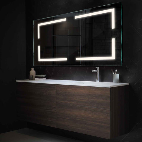 Oglinda LED Orizontala, Fara functii, LED 4000K Neutru - Gama Salono Model 2