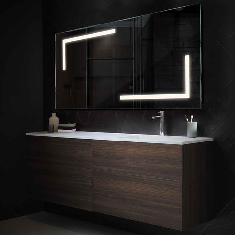 Oglinda LED Orizontala, Fara functii, LED 4000K Neutru - Gama Salono Model 3
