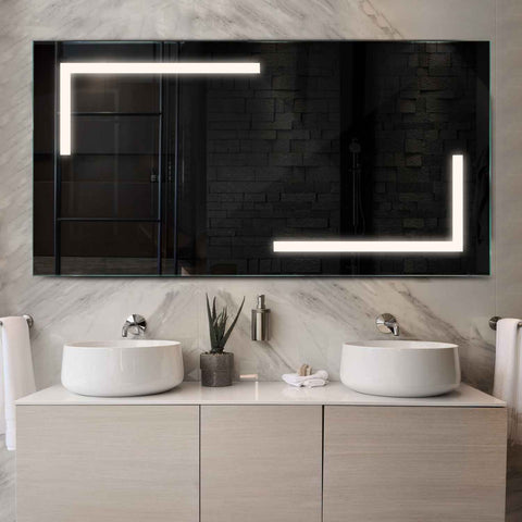 Oglinda LED Orizontala, Fara functii, LED 4000K Neutru - Gama Salono Model 3