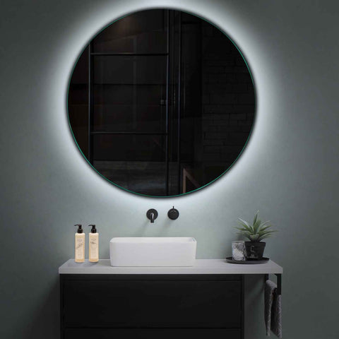 Oglinda LED Rotunda, Fara functii, LED 6000K Rece - Gama Ambient Model 1