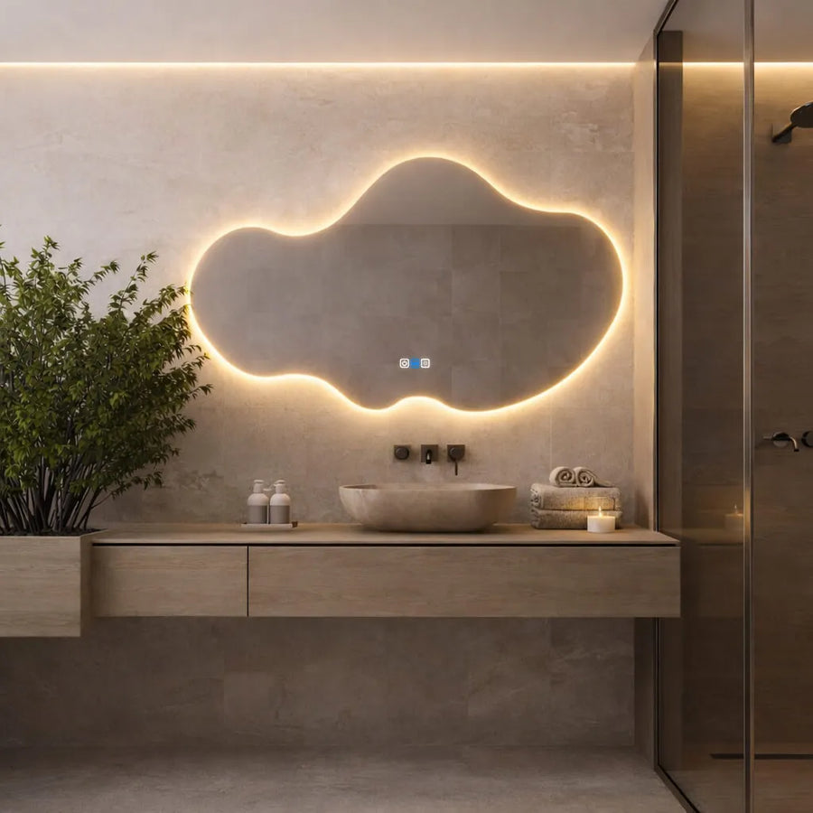 Oglinda LED Asimetrica v2 - Gama Reyze Ambient