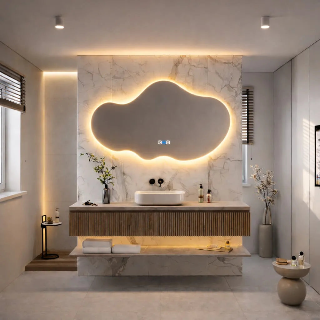 Oglinda LED Asimetrica v2 - Gama Reyze Ambient