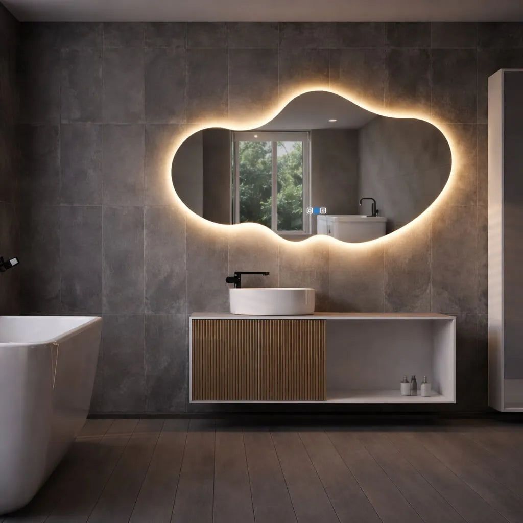 Oglinda LED Asimetrica v2 - Gama Reyze Ambient