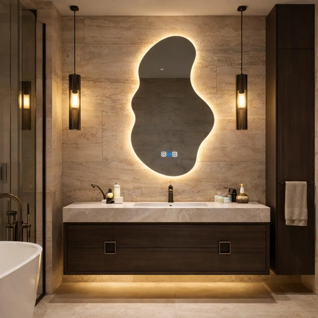 Oglinda LED Asimetrica v3 - Gama Reyze Ambient