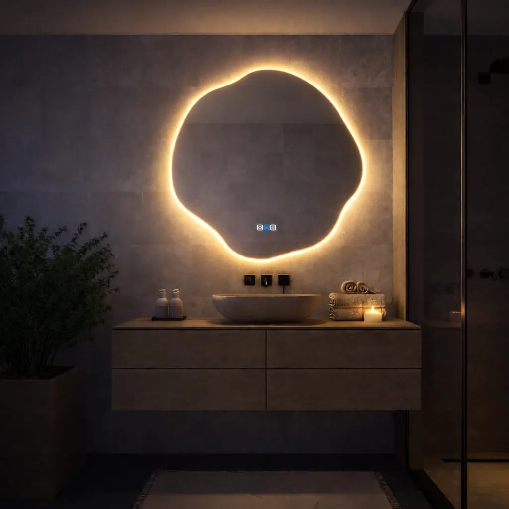 Oglinda LED Asimetrica v5 - Gama Reyze Ambient