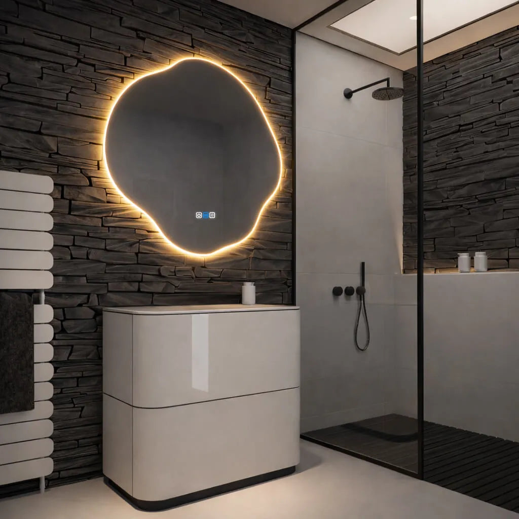 Oglinda LED Asimetrica v5 - Gama Reyze Ambient