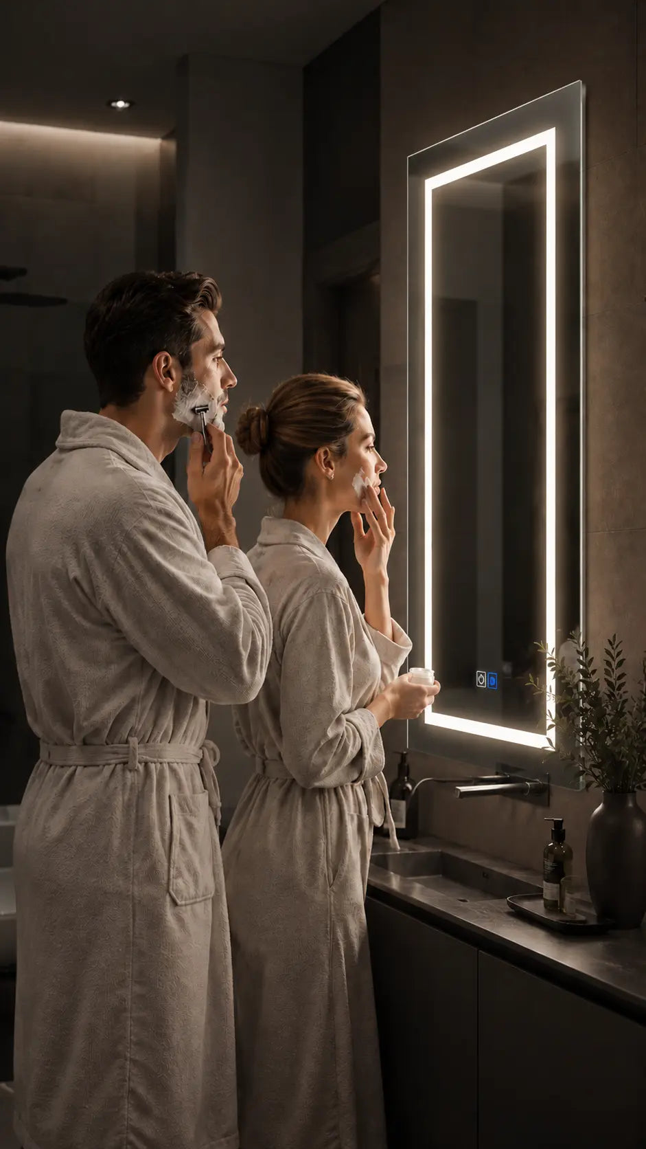 Oglinda LED Directa Reyze pentru makeup si barbierit