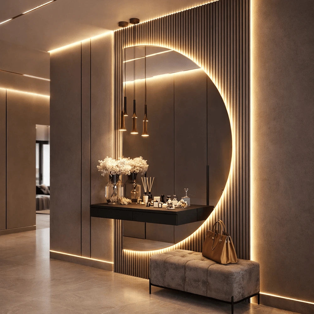 Oglinda LED Semiluna / Semicerc S - Gama Reyze Ambient