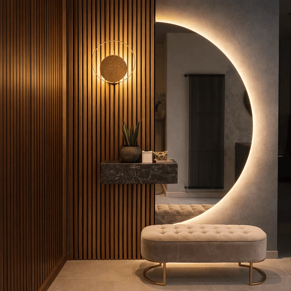 Oglinda LED Semiluna / Semicerc S - Gama Reyze Ambient