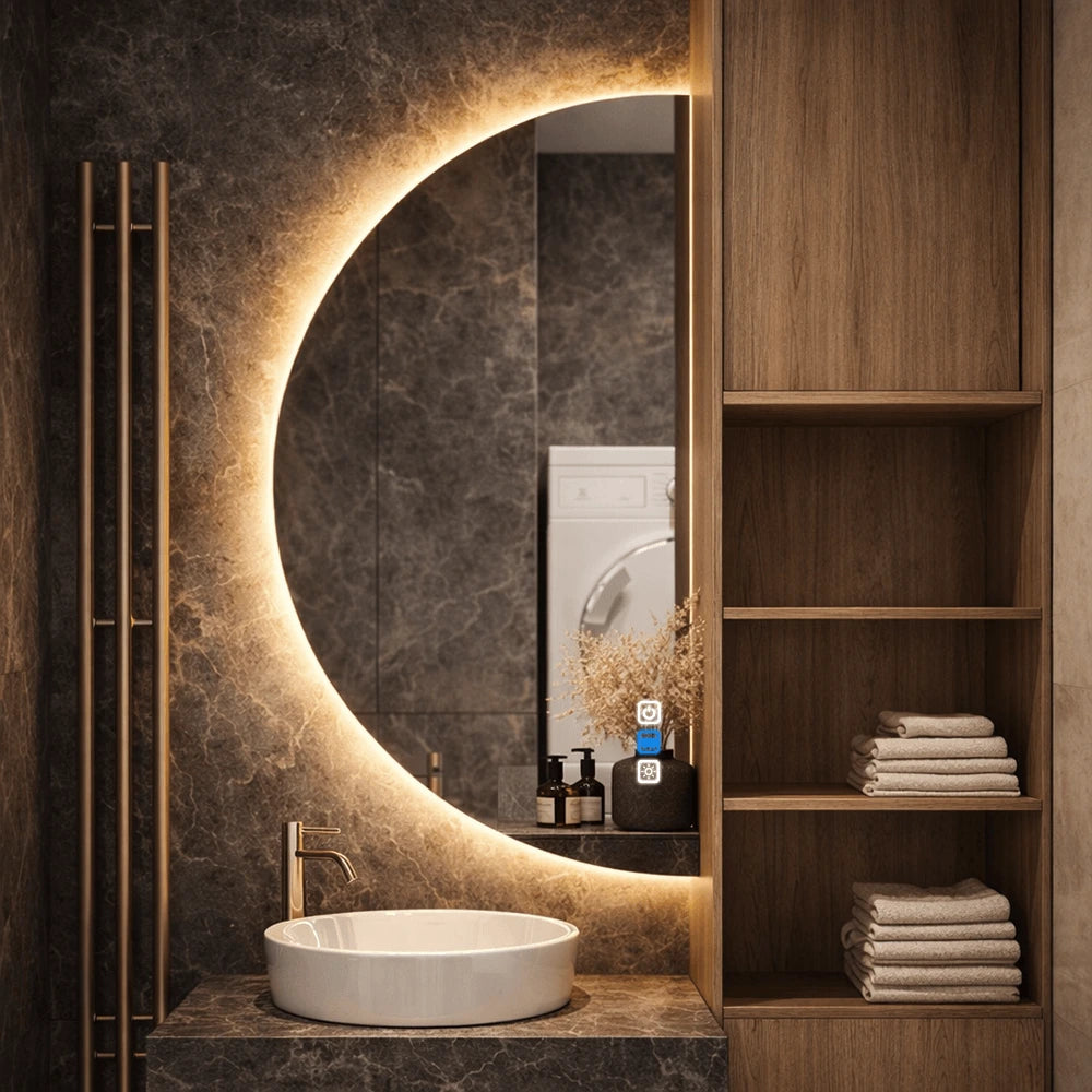 Oglinda LED Semiluna / Semicerc D - Gama Reyze Ambient