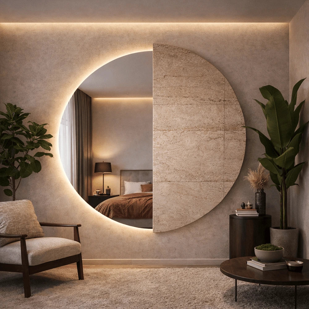 Oglinda LED Semiluna / Semicerc D - Gama Reyze Ambient