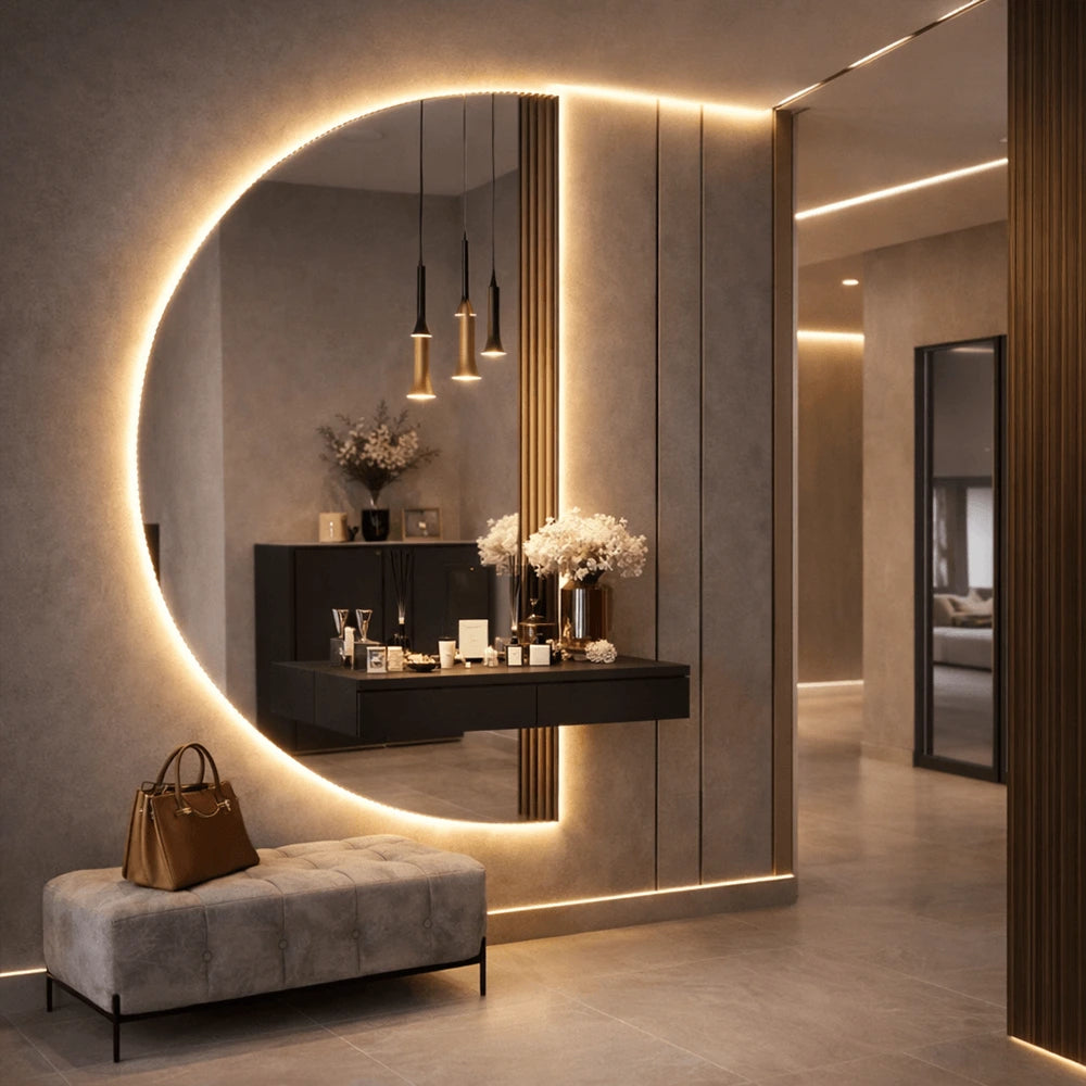 Oglinda LED Semiluna / Semicerc D - Gama Reyze Ambient