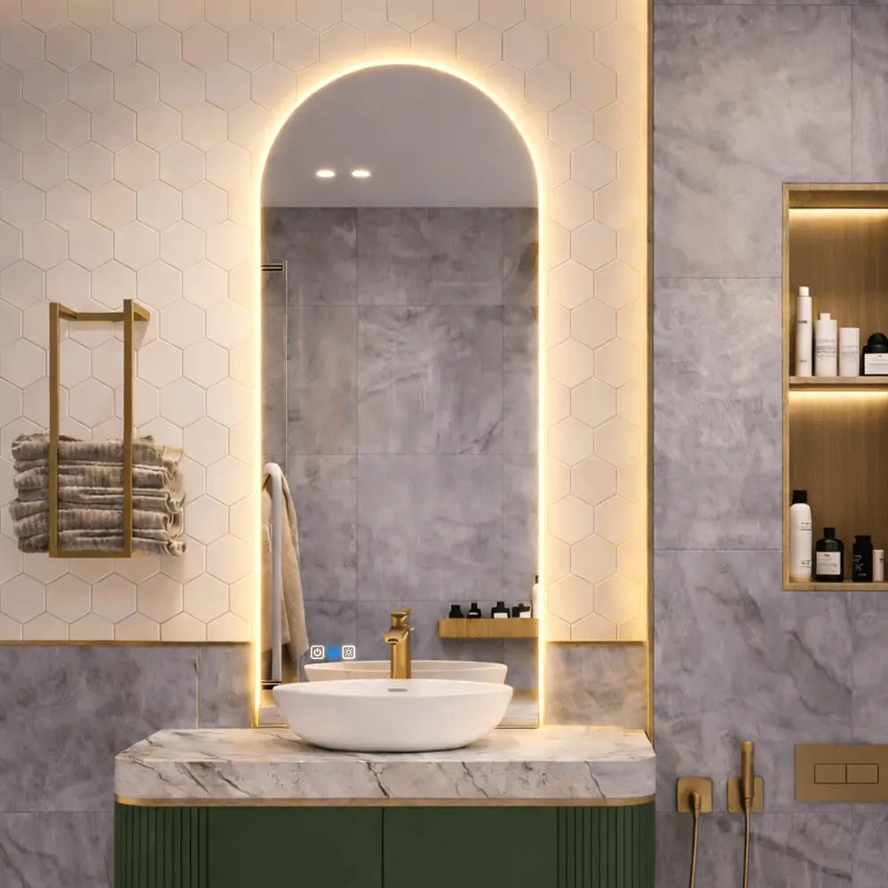 Oglinda LED Semiovala v2 - Gama Reyze Ambient