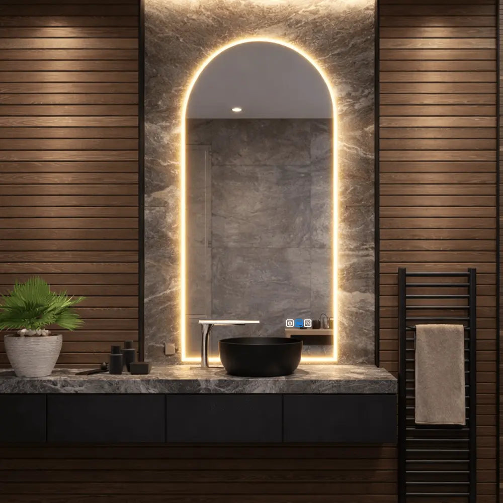 Oglinda LED Semiovala v2 - Gama Reyze Ambient