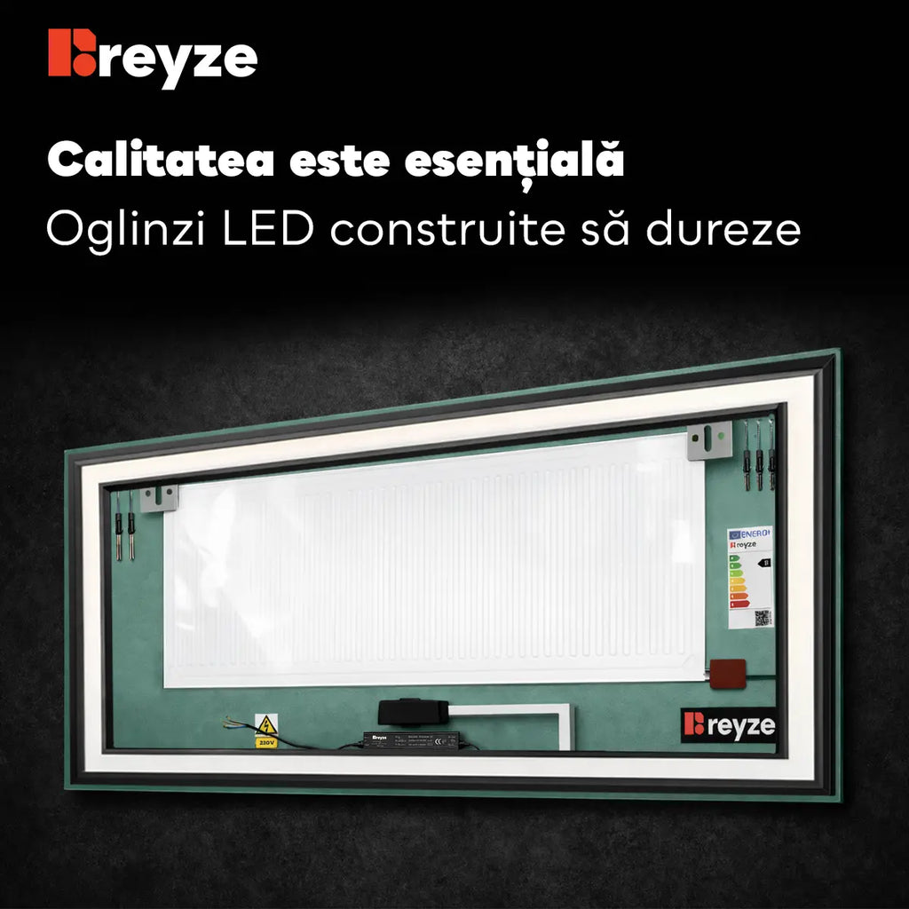 Oglinda LED Semiluna / Semicerc S - Gama Reyze Salono