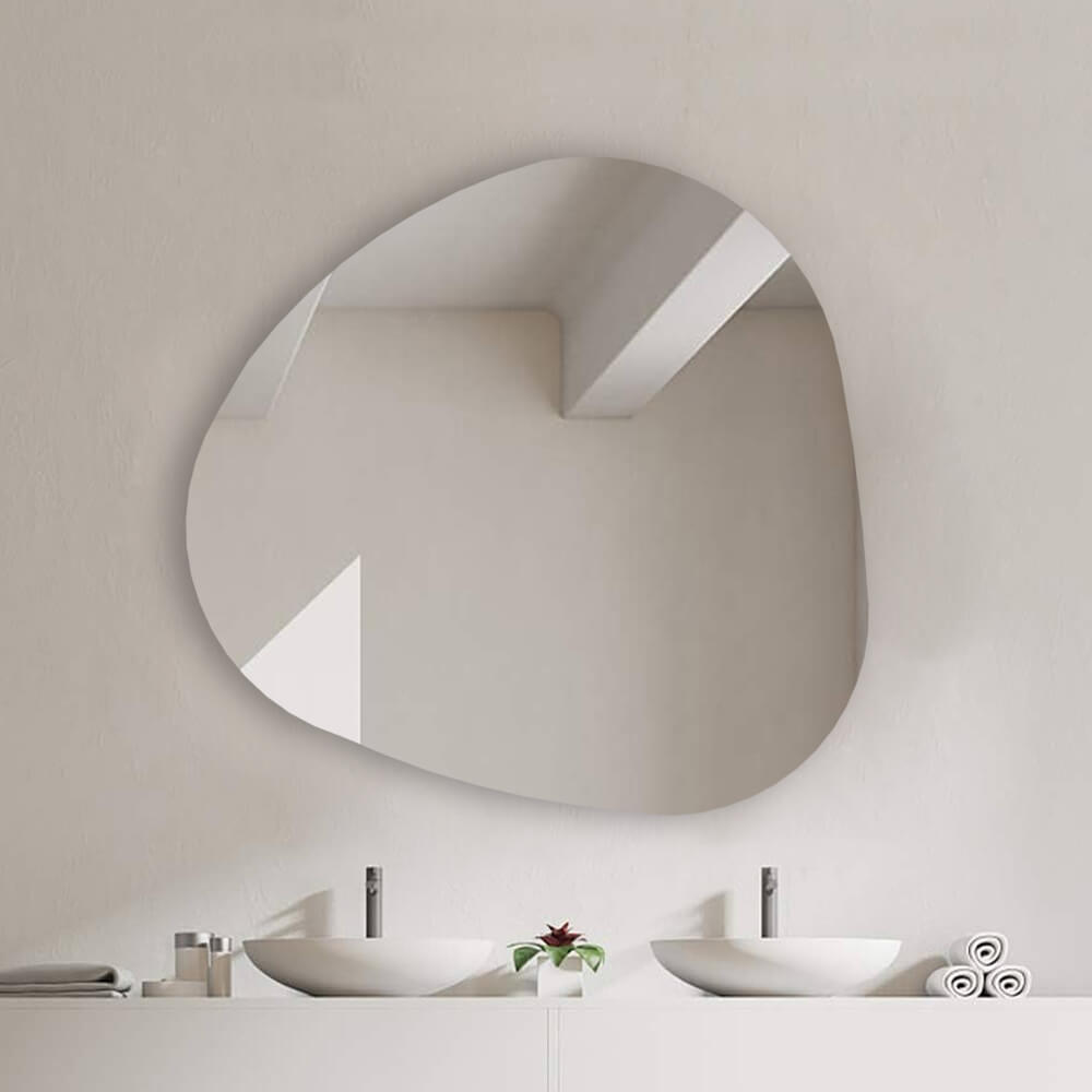 Oglinda simpla asimetrica cu prindere prin lipire - Reyze